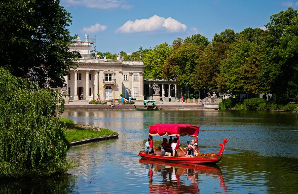visiter Varsovie : parcs